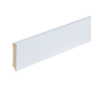 Co-pro Amsterdam (recht) – 70 × 12 mm – 240 cm – lakfolie wit