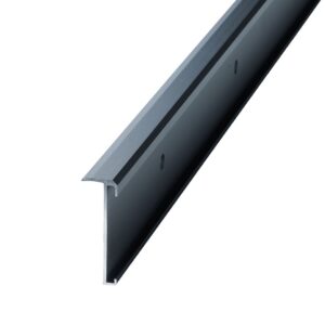 Co-pro Trapprofiel PVC 45 x15 zwart 2,7 – 2,7 m