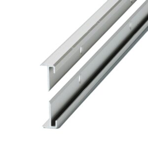 Co-pro Open trapprofiel achterzijde pvc rvs – 2,7 m