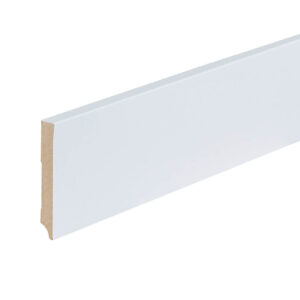 Co-pro Amsterdam (recht) – 90 × 12 mm – 240 cm – lakfolie wit