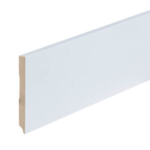 Co-pro Amsterdam (recht) – 120 × 12 mm – 240 cm – lakfolie wit