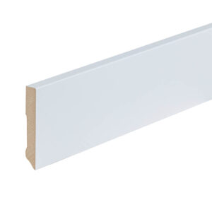 Co-pro Amsterdam (recht) – 90 × 15 mm – 240 cm – lakfolie wit