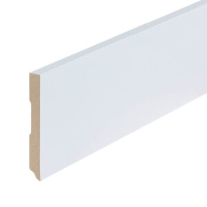 Co-pro Amsterdam (recht) – 120 × 15 mm – 240 cm – lakfolie wit