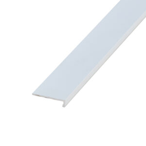 Co-pro Hoekprofiel pvc 4,5 x25 zelfkl. Zilver – 3 m