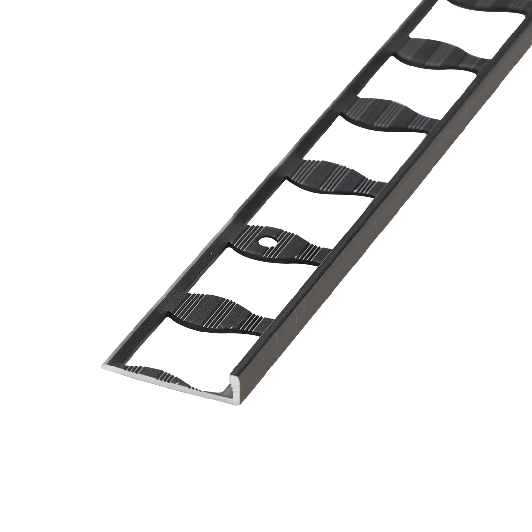 Co-pro Egalisatieprofiel 4,5/6 x 25 - Antraciet/Zwart – 3 m