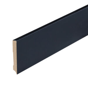 Co-pro Amsterdam (recht) – 90 × 15 mm – 240 cm – folie zwart RAL 9005