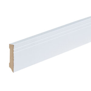 Co-pro Milaan (2 groefjes) – 70 × 15 mm – 240 cm – lakfolie wit