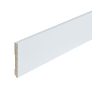 Co-pro Amsterdam (recht) – 90 × 9 mm – 240 cm – gelakt wit RAL 9010