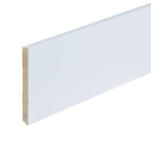 Co-pro Amsterdam (recht) – 120 × 12 mm – 240 cm – gelakt extra wit RAL 9016
