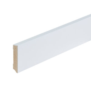 Co-pro Amsterdam (recht) – 70 × 15 mm – 240 cm – gelakt extra wit RAL 9016