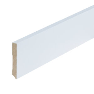 Co-pro Amsterdam (recht) – 90 × 15 mm – 240 cm – gelakt extra wit RAL 9016