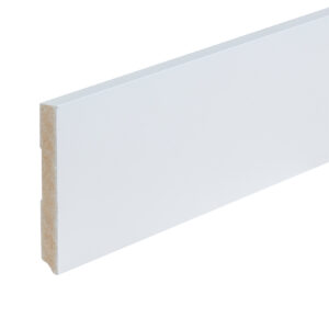 Co-pro Amsterdam (recht) – 120 × 15 mm – 240 cm – gelakt extra wit RAL 9016