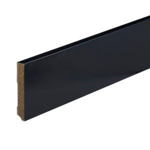 Co-pro Amsterdam (recht) – 90 × 15 mm – 240 cm – gelakt zwart RAL 9005