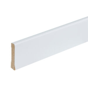 Co-pro Berlijn (rond) – 70 × 12 mm – 240 cm – gelakt wit RAL 9010