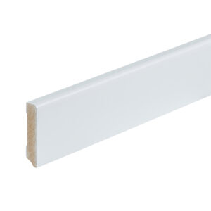 Co-pro Berlijn (rond) – 70 × 15 mm – 240 cm – gelakt wit RAL 9010