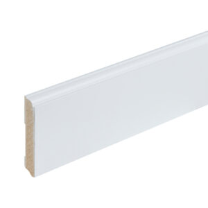 Co-pro Praag (kraal) – 90 × 15 mm – 240 cm – gelakt wit RAL 9010