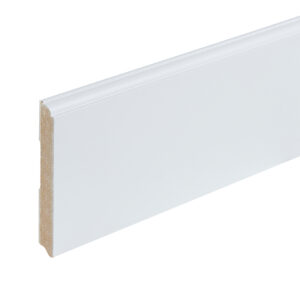 Co-pro Praag (kraal) – 120 × 15 mm – 240 cm – gelakt wit RAL 9010