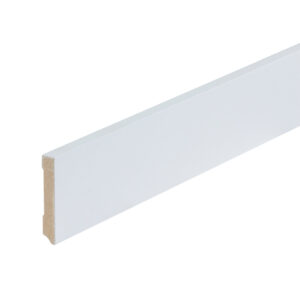 Co-pro Amsterdam (recht) – 70 × 12 mm – 240 cm – 4-zijdig wit gegrond